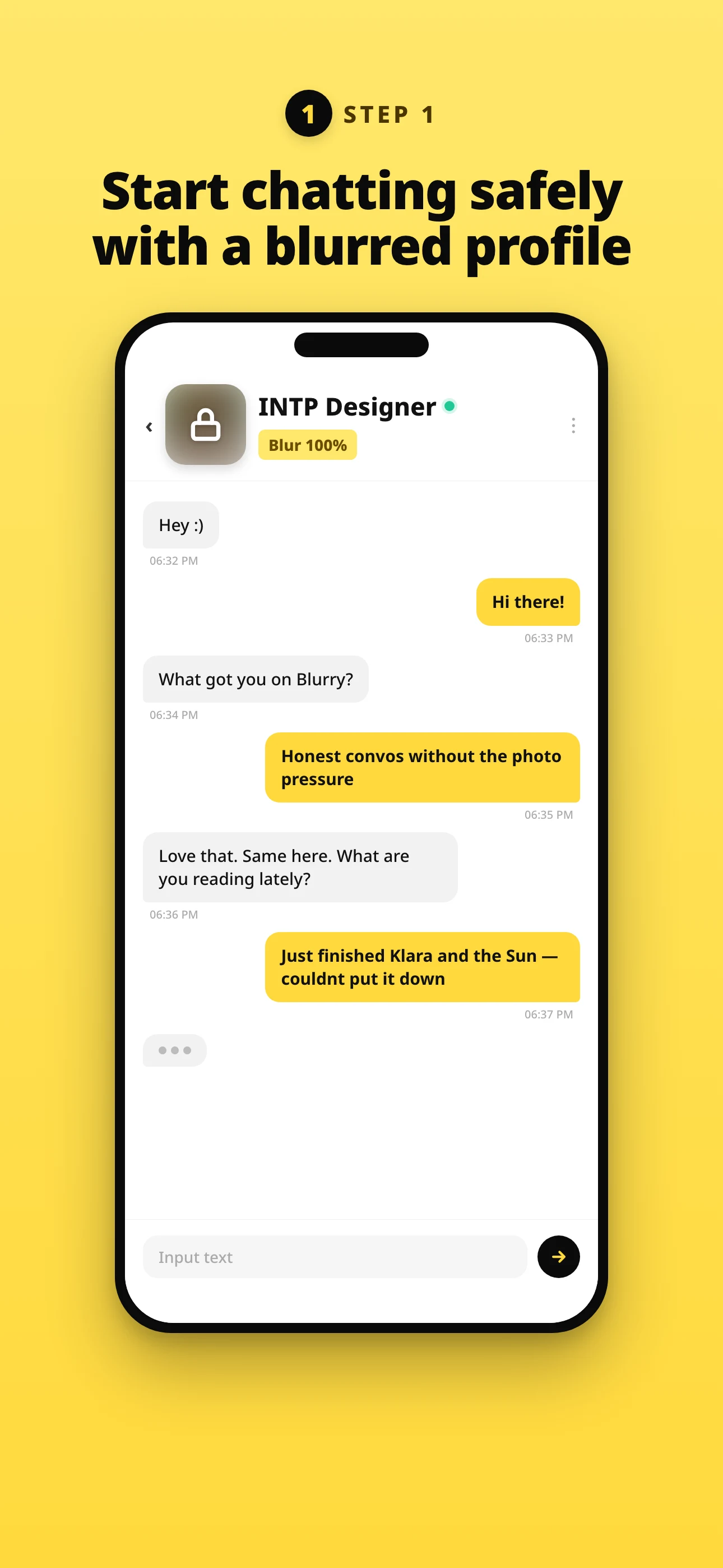 Blurry: Blind Dating & Chat screenshot
