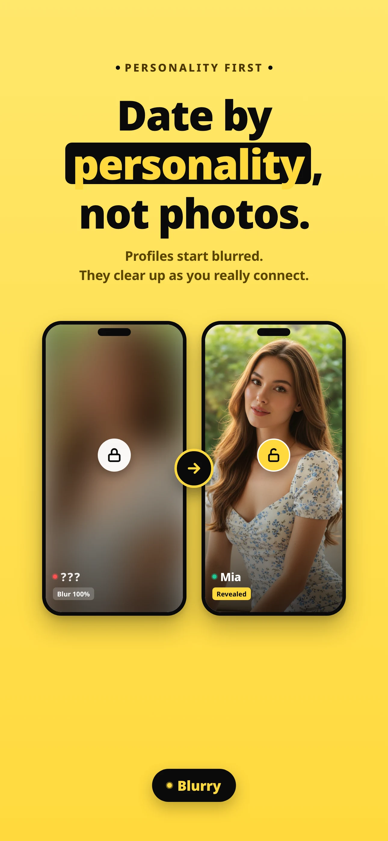 Blurry: Blind Dating & Chat screenshot